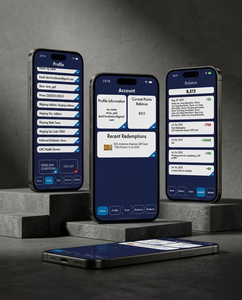 Мобильная платформа лояльности для производственной компании